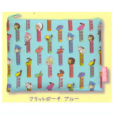 PEZ Pastel Color Pouch Assort [5.Flat Pouch Blue]