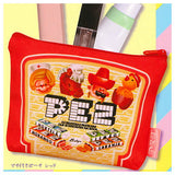 PEZ Pastel Color Pouch Assort [6.Pouch with Gusset Red]