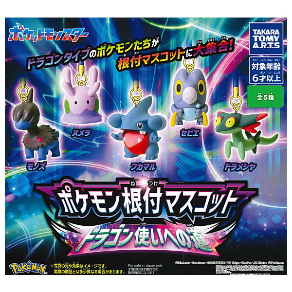 Pokemon Netsuke Mascot Dragontsukai henomichi [All 5 type set(Full Complete)]