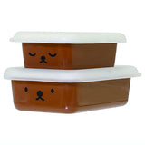 FUJIHORO Miffy Boris Face Series Mini Collection [5.Shallow square container set]
