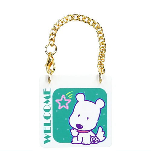 Tama and Friends 80's door plate style charm [4.Pochi B]