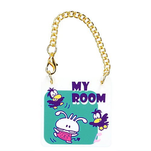 Tama and Friends 80's door plate style charm [7.Kobaikin]