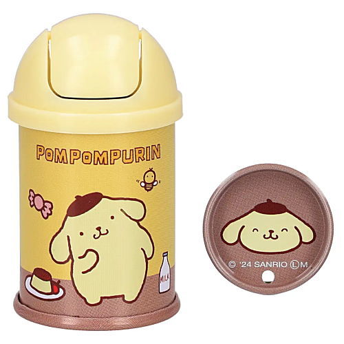 Sanrio Characters mini mini retro trash can [4.Pompompurin]