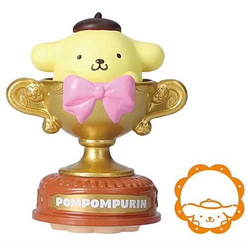 Sanrio Characters Trophy Cup Stamp Colorful Cup [1.Pompompurin]
