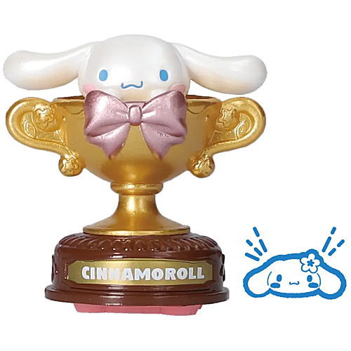 Sanrio Characters Trophy Cup Stamp Colorful Cup [5.Cinnamoroll Pearl]