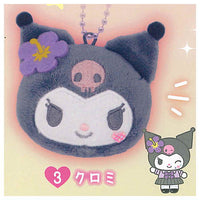 Sanrio Characters Ring Ring Bell Plush Toy Tokimeki Heisei Kogal Design [3.Kuromi]