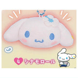 Sanrio Characters Ring Ring Bell Plush Toy Tokimeki Heisei Kogal Design [4.Cinnamoroll]