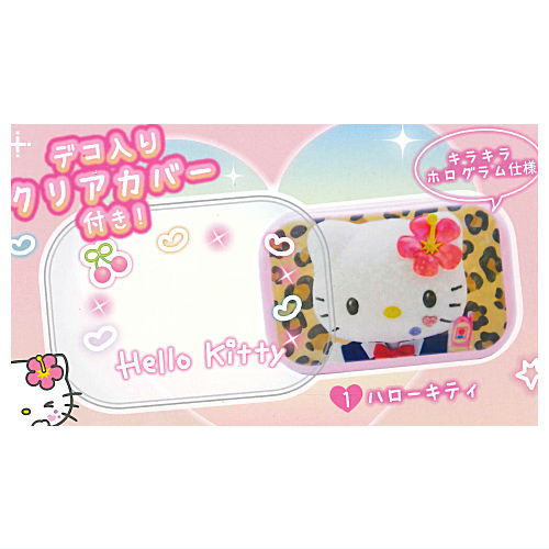Sanrio Characters Tokimeki Heisei Kogal Purikura Style Can Badge & Cover [1.Hello Kitty]