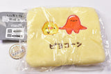 Yeast ken. Square Embroidered Pouch [6.Piyocone]