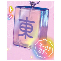 Cute mahjong Real-size clear colorful mahjong tiles vol.5 [1.Ton (Aurora Color)]