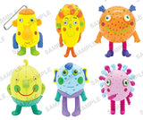 Nanjamonja Capsule Figure Keychain Midori vol.1 [All 6 type set (Full Complete)]