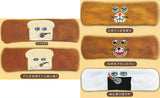 Pan Dorobo Fuwafuwa Face Hair Band [All 5 type set(Full Complete)]
