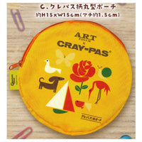 Sakura Crepas Pouch Assortment Collection [3.Crepas Round Pouch]