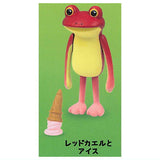 Subetegaoshimaininatta Frog Gradient color [2.Red frog and ice]