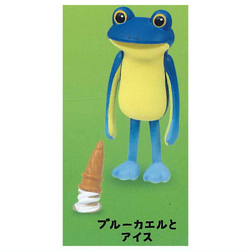 Subetegaoshimaininatta Frog Gradient color [3.Blue frog and ice]