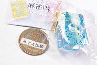 Kirakira Mahjong Tile Clear Lame Mascot Charm [4.Chun]