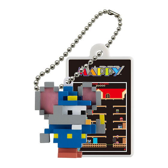 Namco Museum dot figure charm [3.Mappy]