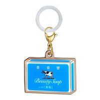 Cow Soap Metal Mejirushi Accessory [2.Blue Box]