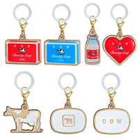 Cow Soap Metal Mejirushi Accessory [All 7 type set(Full Complete)]