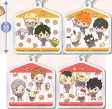 Haikyu!! x Sanrio Characters Acrylic Key Chain Part.2 [All 4 type set(Full Complete)]