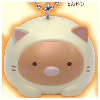 Sumikkogurashi Nekoninarikiri Mascot Key Chain Part.2 [5.Tonkatsu]