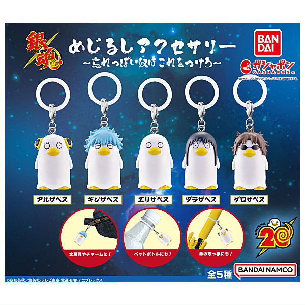 Gintama Mijirushi Accessory Wasureppoiyatsuhakorewotsukero