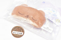 Bear and dog mini eye mask [2.Bear (brown)]