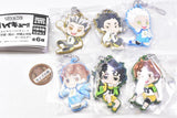 Deformed Rubber! Haikyu!! Fukurodani Academy Kamomedai High School Itachiyama Institute Keychain [All 6 type set(Full Complete)]