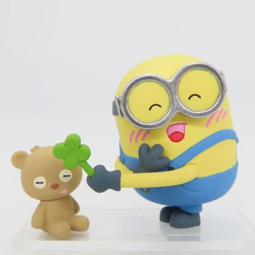 Minions Bob+Tim Goodtime Figure [3.Four-leaf clover]