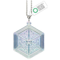 Nature Technicolour MONO PLUS Snowflake ball chain mascot [8.Hexagonal plate]