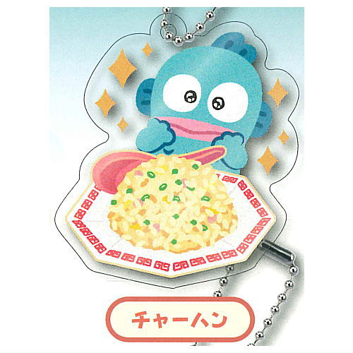Sanrio Hangyodon Acrylic Keychain [3.Fried rice]