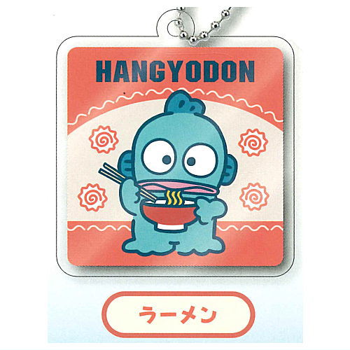 Sanrio Hangyodon Acrylic Keychain [5.Ramen]