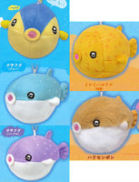 Ururun Aquarium Pukku Puku! Blowfish stuffed toy [All 5 type set(Full Complete)]