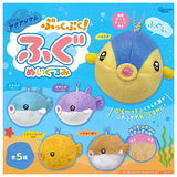 Ururun Aquarium Pukku Puku! Blowfish stuffed toy [All 5 type set(Full Complete)]