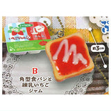 Bread and jam mascot Part.2 [2.Pullman bread and condensed milk strawberry jam]