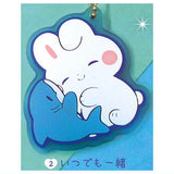 Ayu Rabbit and Shark Clear Rubber Mascot [2.Itsudemoissho]