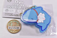 Ayu Rabbit and Shark Clear Rubber Mascot [5.Shiawasenanichijo]