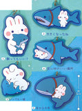 Ayu Rabbit and Shark Clear Rubber Mascot [All 5 type set(Full Complete)]