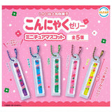 Konnyaku jelly miniature mascot [All 5 type set(Full Complete)]