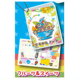 ANGEL BLUE Profile Book & Exchange Notebook mamebon [2.Fruits & Sweets]