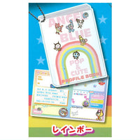 ANGEL BLUE Profile Book & Exchange Notebook mamebon [3.Rainbow]