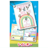 ANGEL BLUE Profile Book & Exchange Notebook mamebon [3.Rainbow]