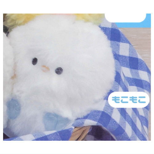 Marumaru Hiyoko-chan Petit Plush Toy [2.Mokomoko]