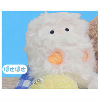 Marumaru Hiyoko-chan Petit Plush Toy [4.Bosabosa]