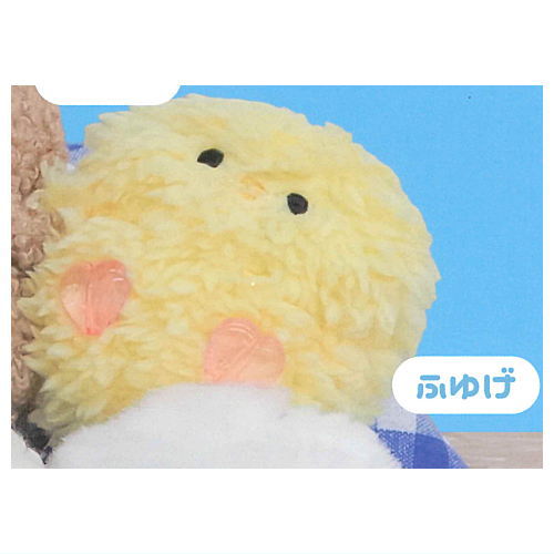 Marumaru Hiyoko-chan Petit Plush Toy [6.Fuyuge]