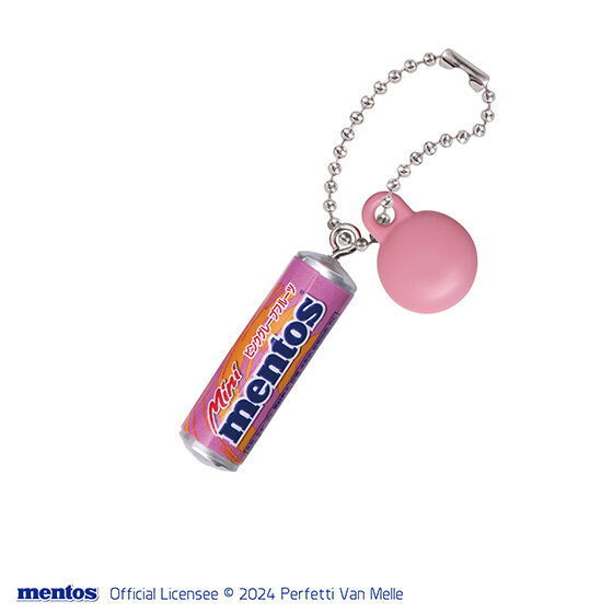 Mentos miniature charm [8.Mini Mentos Pink Grapefruit]