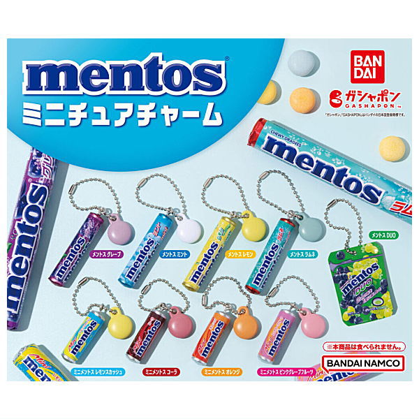 Mentos miniature charm [All 9 type set(Full Complete)]