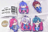Deformed Rubber! Bluelock SIMILARLOOK Keychain [All 5 type set(Full Complete)]