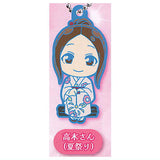 Deformed Rubber! Karakai Jouzu no Takagi-san Keychain [5.Takagi-san (summer festival)]