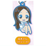 Deformed Rubber! Karakai Jouzu no Takagi-san Keychain [7.Takagi-san (pajamas)]